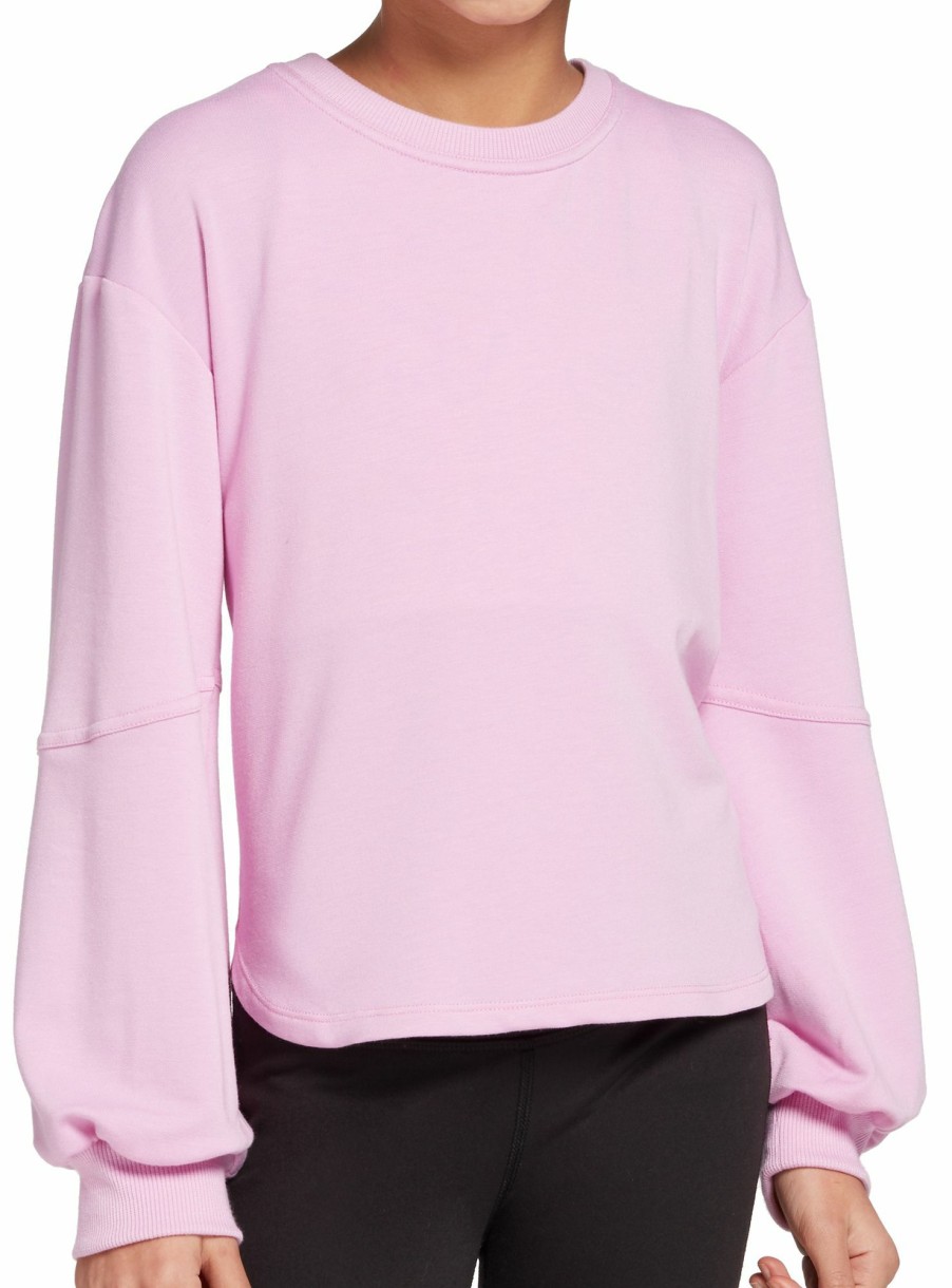 Sweatshirts * | Dsg Girls' Crew Fleece Crew For Girls'