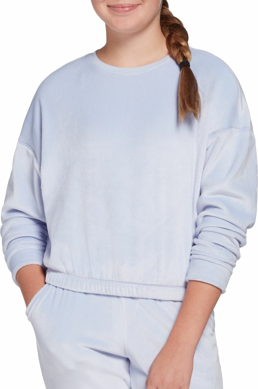 Sweatshirts * | Dsg Girls' Velour Crewneck Sweatshirt For Girls'