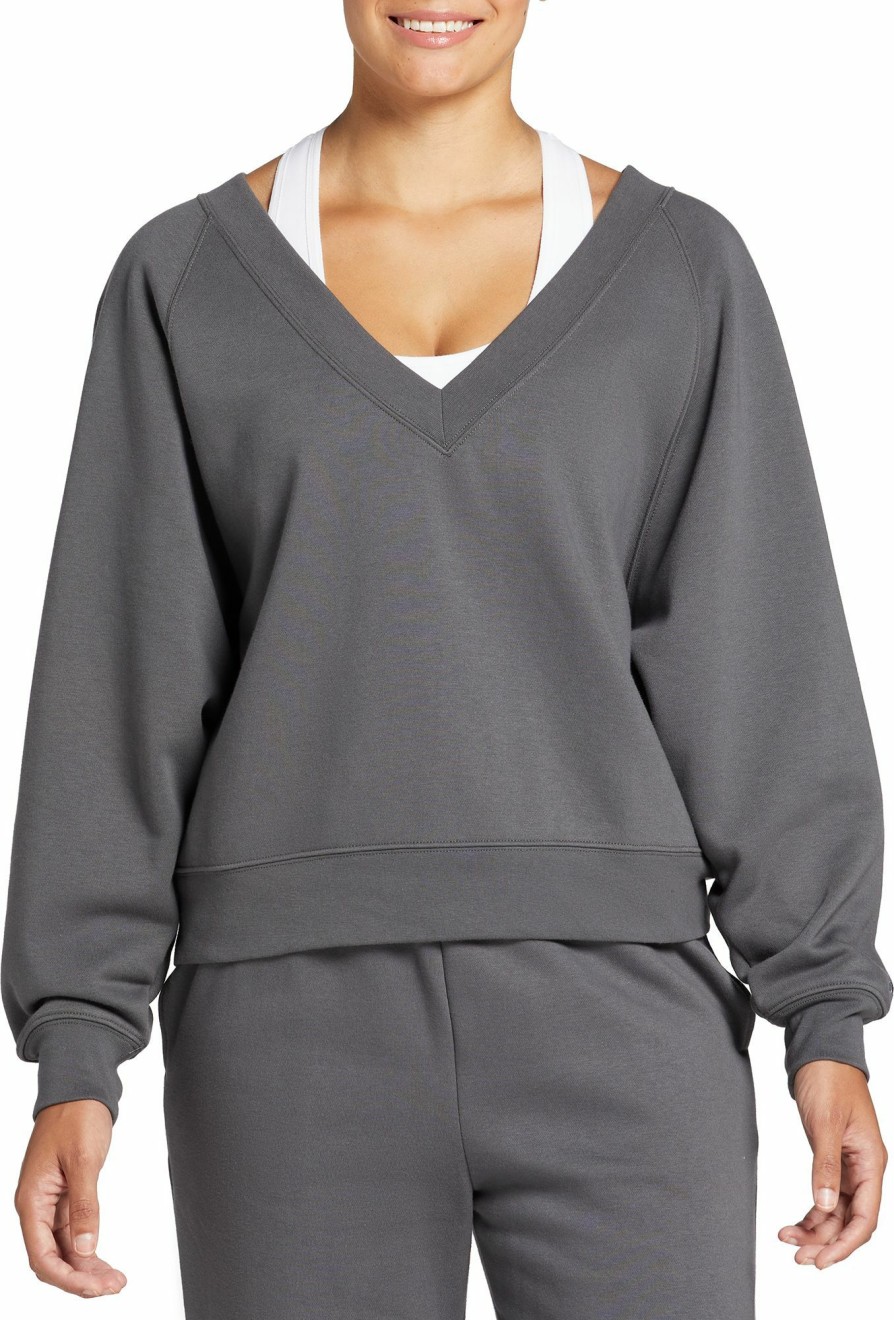 Sweatshirts * | Dsg Women'S V-Neck Sweatshirt For Women