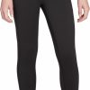 Pants * | Dsg Girls' 7/8 High Rise Tights For Girls' Pure Black