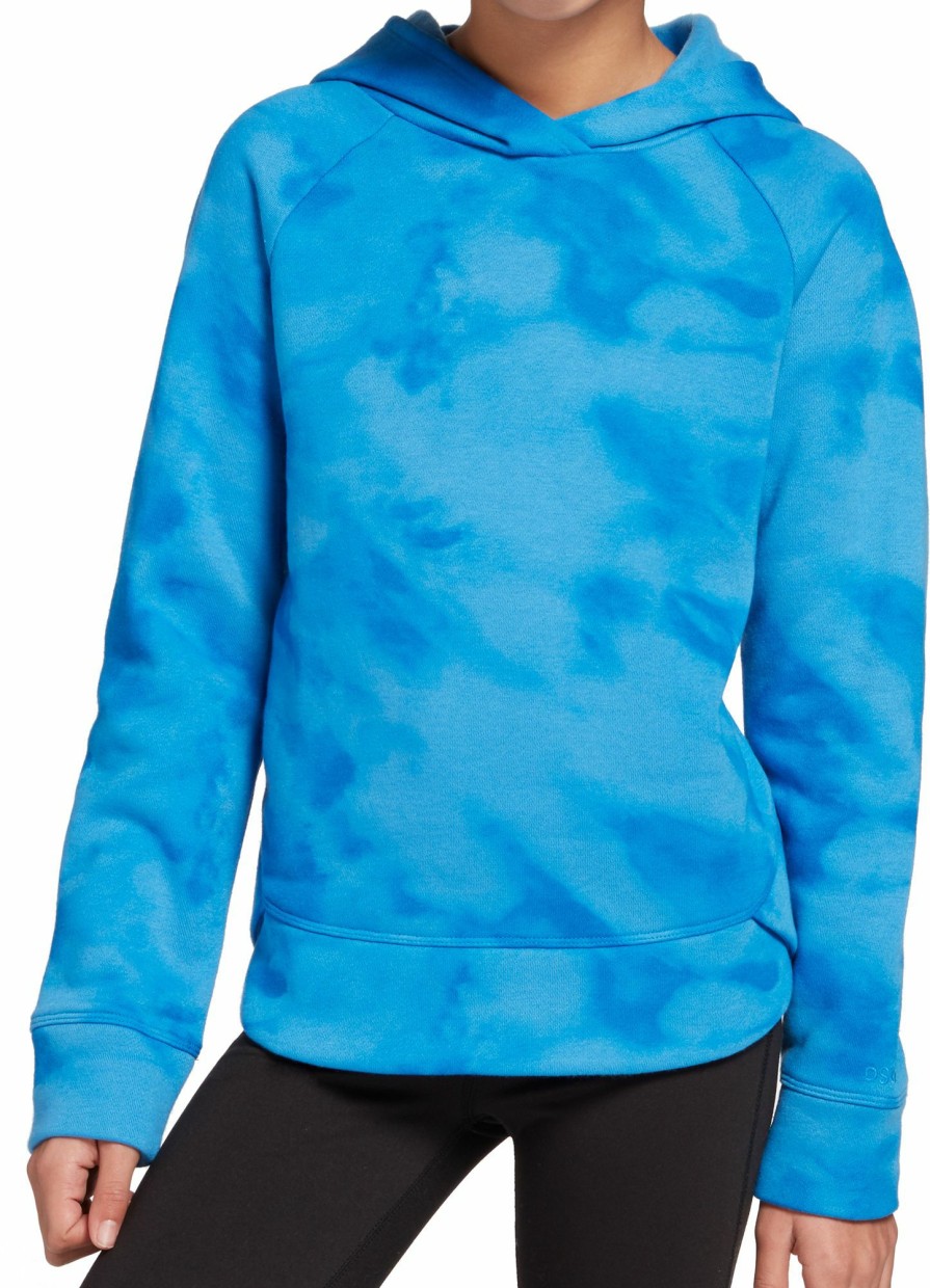 Sweatshirts * | Dsg Girls' Printed Fleece Hoodie For Girls'