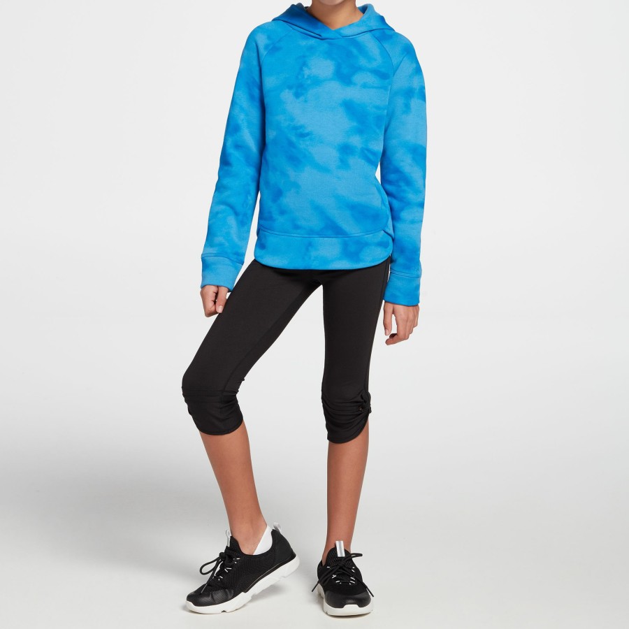 Sweatshirts * | Dsg Girls' Printed Fleece Hoodie For Girls'