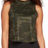 Shirts * | Dsg Women'S Mesh Mock Neck Tank Top For Women