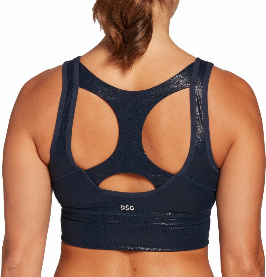 Sports Bras * | Dsg Women'S Fashion Foil Racerback Sports Bra For Women