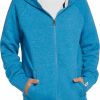 Sweatshirts * | Dsg Boys' Heather Cotton Fleece Full-Zip Hoodie For Boys' Moonlit Indigo