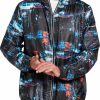 Jackets * | Dsg Men'S Lightweight Run Jacket For Men Red White Glitch Print