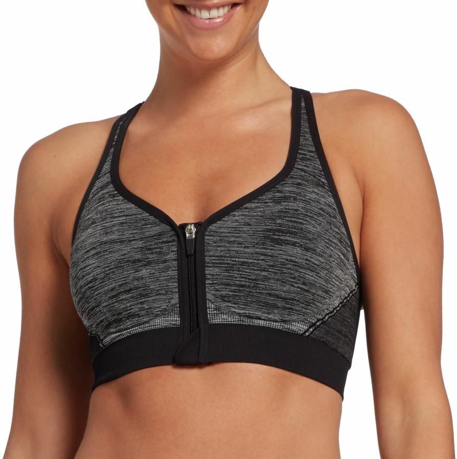 Sports Bras * | Dsg Women'S Seamless Front Zip Sports Bra For Women