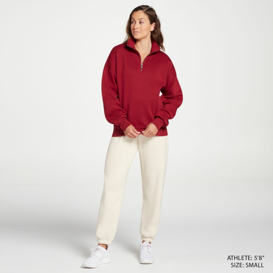 Jackets * | Dsg Women'S Oversized 1/4 Zip Fleece Pullover For Women