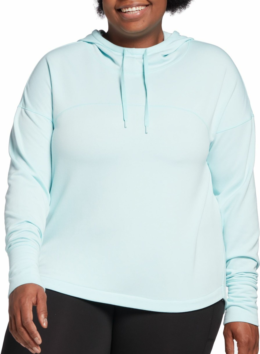 Sweatshirts * | Dsg Women'S Fleece Hoodie For Women Aqua