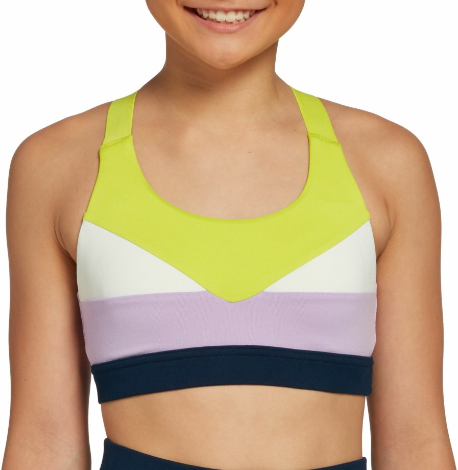 Sports Bras * | Dsg Girls' Performance Colorblock Sports Bra For Girls'