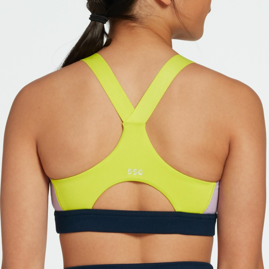 Sports Bras * | Dsg Girls' Performance Colorblock Sports Bra For Girls'