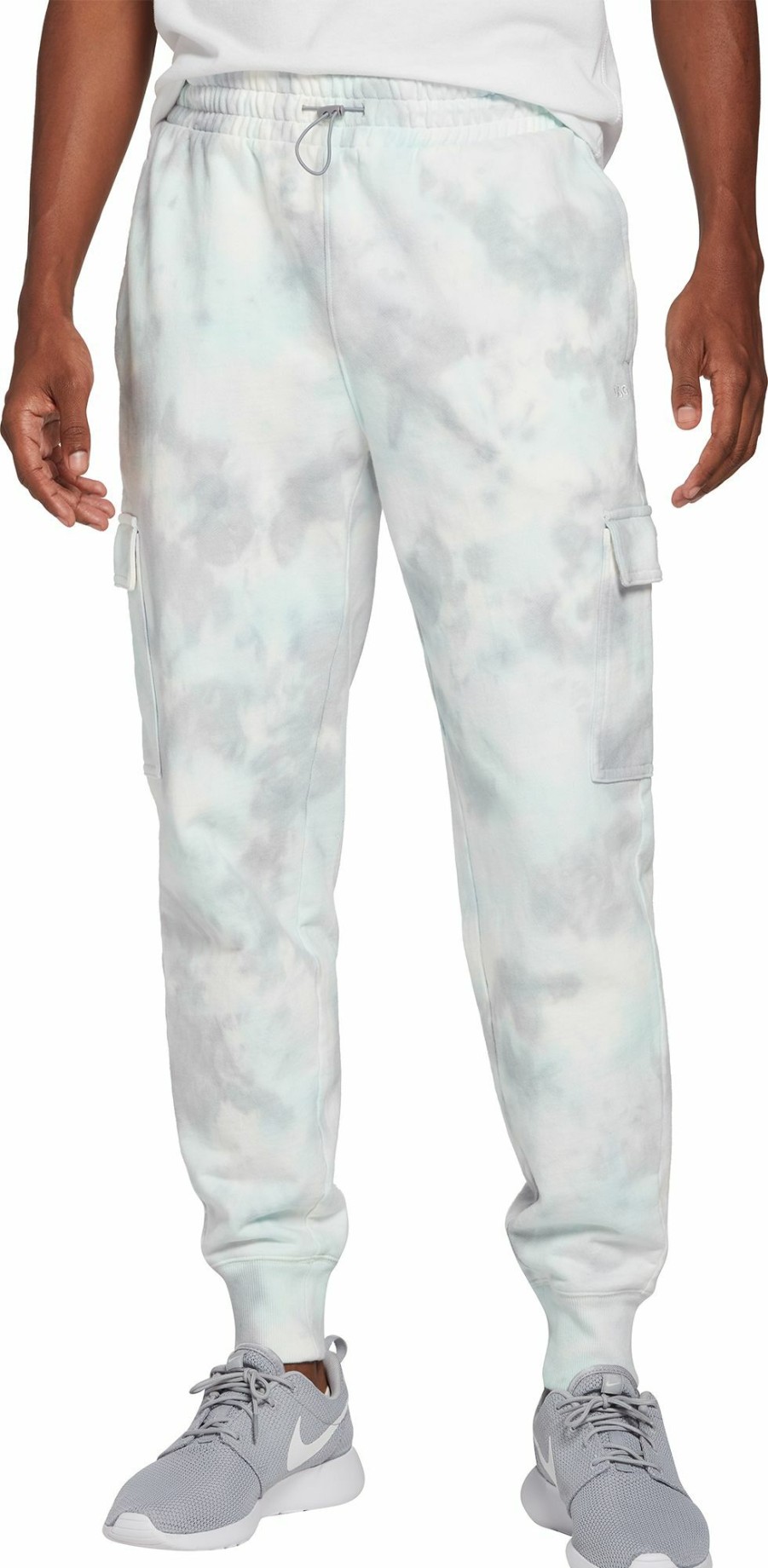 Pants * | Dsg X Twitch + Allison Men'S Cargo Terry Pour Dye Sweatpants For Men Mi Fr/Neb Bl/Shrksk Ti Dy