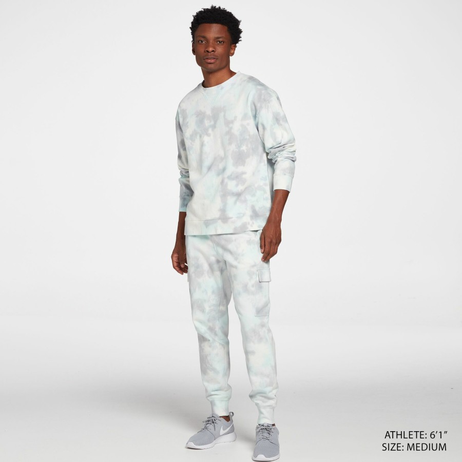 Pants * | Dsg X Twitch + Allison Men'S Cargo Terry Pour Dye Sweatpants For Men Mi Fr/Neb Bl/Shrksk Ti Dy