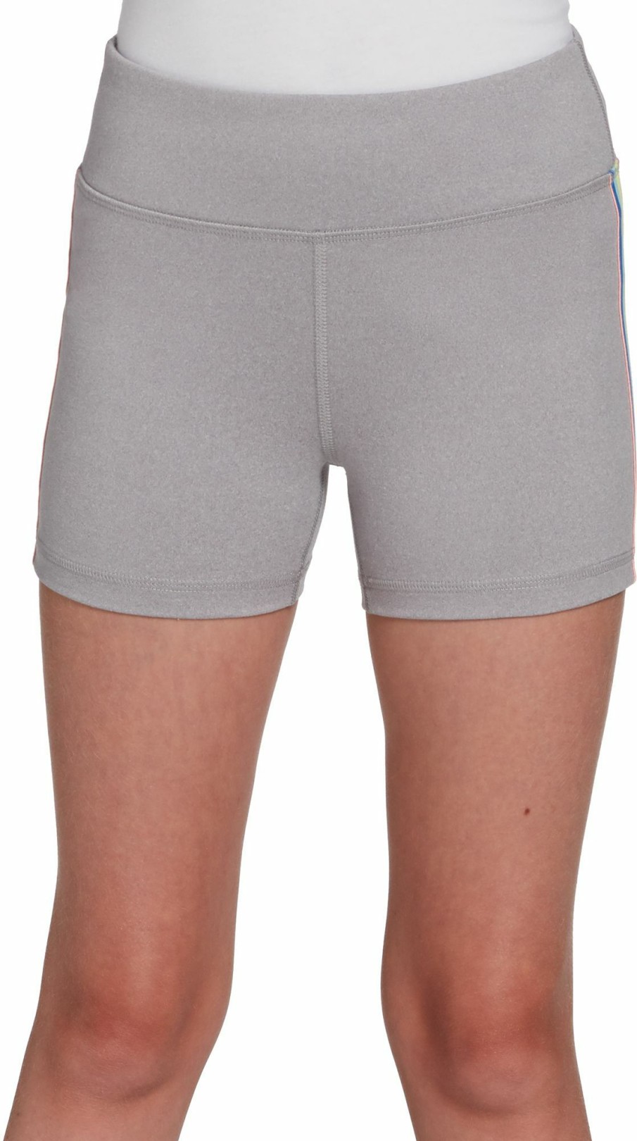 Shorts * | Dsg Girls' Elastic 3" Shorts For Girls' Medium Heather Grey