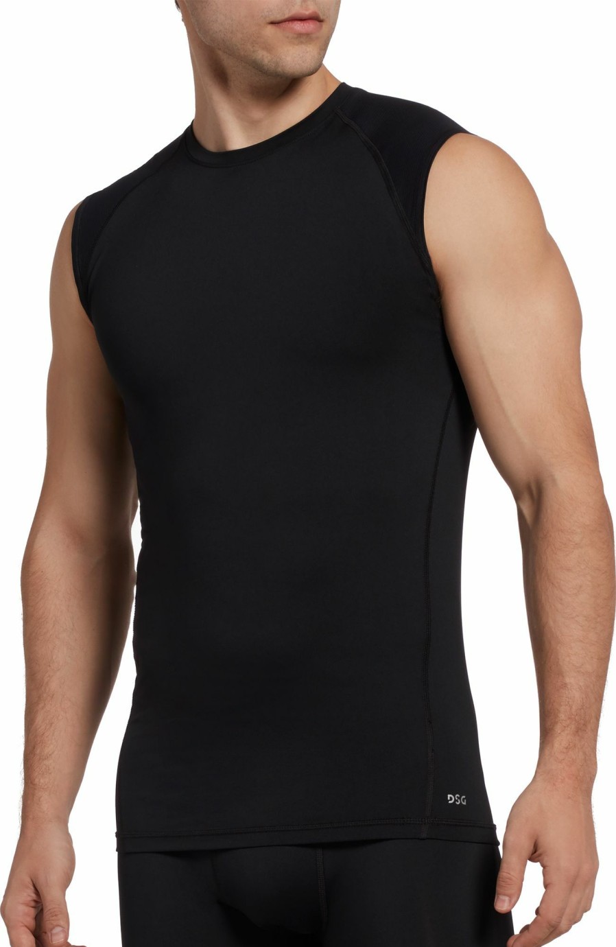 Shirts * | Dsg Men'S Compression Crew Tank Top For Men