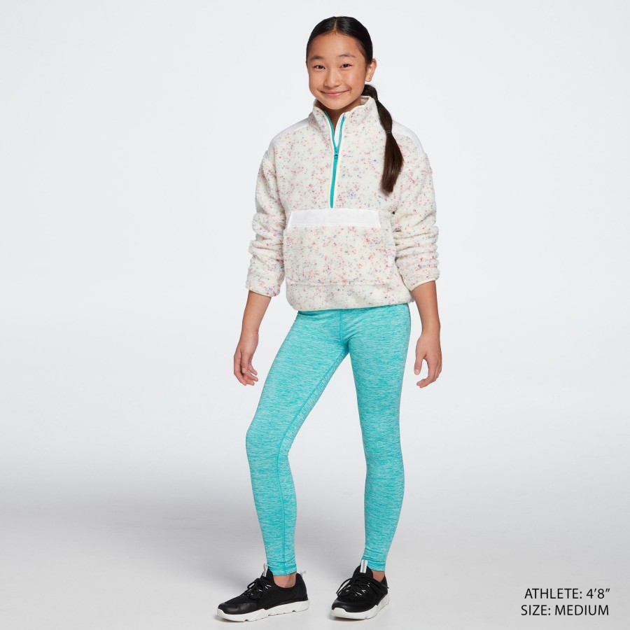 Jackets * | Dsg Girls' Novelty Sherpa 1/4 Zip Pullover For Girls' Confetti Multi