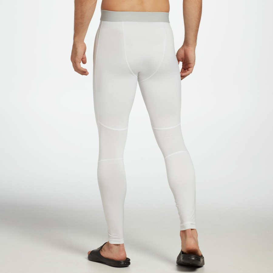 Pants * | Dsg Men'S Compression Tights For Men Pure White