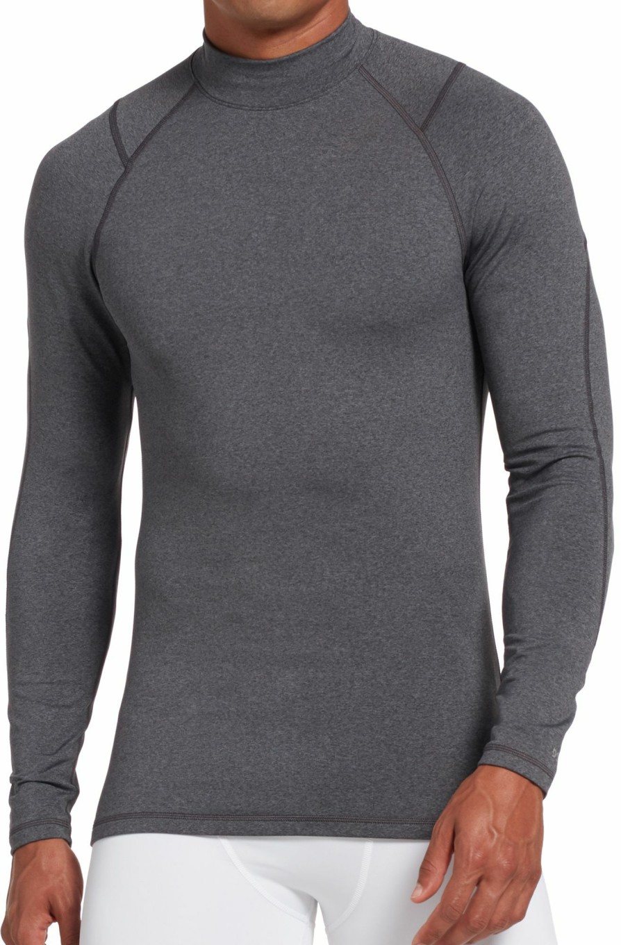 Shirts * | Dsg Men'S Cold Weather Compression Mock Neck Long Sleeve Shirt For Men