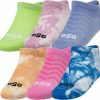 Socks * | Dsg Girls' Tie Dye Low Cut Liner Socks 6 Pack For Girls' Multi