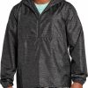 Jackets * | Dsg Men'S Packable Run Jacket For Men Grain Scan Black