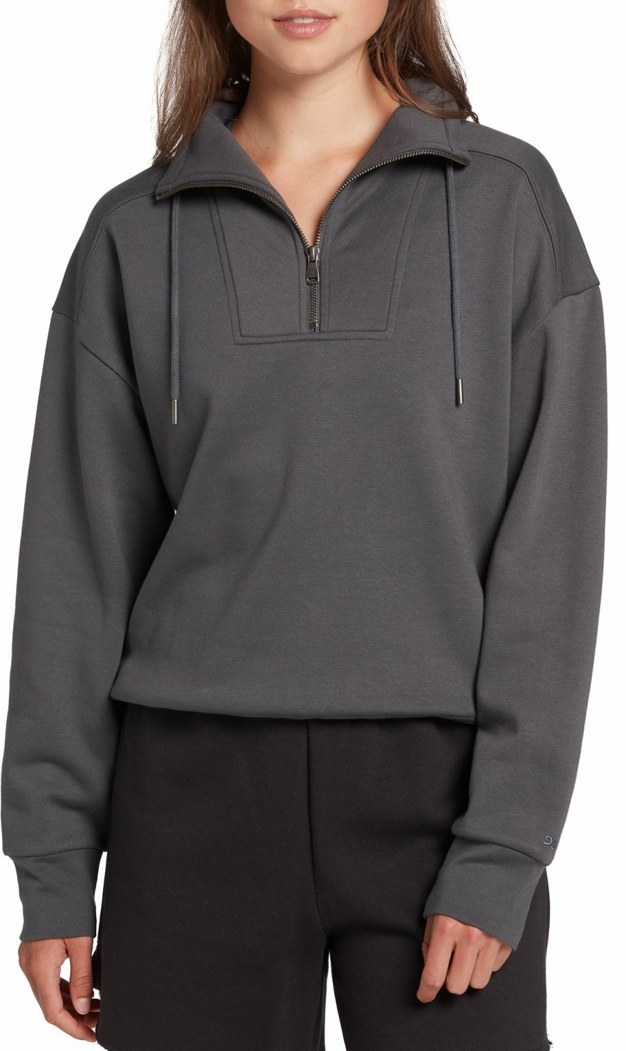 Sweatshirts * | Dsg Women'S 1/4 Zip Mock Neck Sweatshirt For Women