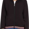 Sweatshirts * | Dsg Girls' Everyday Cotton Fleece Full-Zip Hoodie For Girls' Pure Black