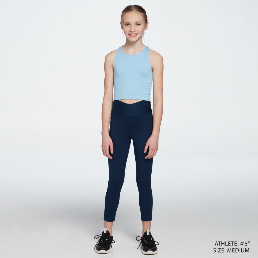 Pants * | Dsg Girls' Crossover Waist 7/8 Tights For Girls'