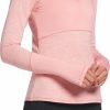 Shirts * | Dsg Women'S Cold Weather 1/2 Zip Long Sleeve Shirt For Women Blush Noir Sd