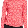 Jackets * | Dsg Girls' Cold Weather Compression Print 1/4 Zip Pullover For Girls'