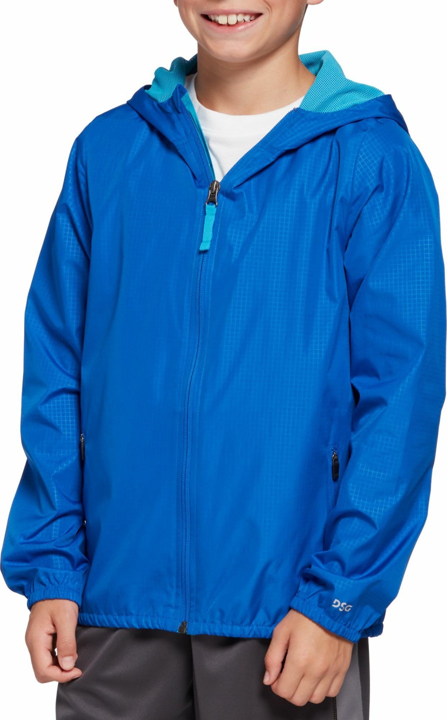 Jackets * | Dsg Boys' Wind Jacket For Boys' Bright Blue