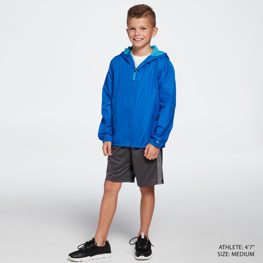 Jackets * | Dsg Boys' Wind Jacket For Boys' Bright Blue