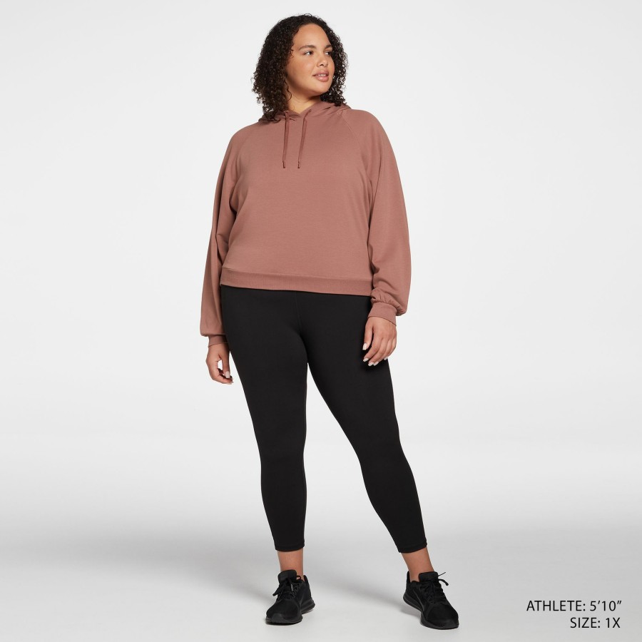 Sweatshirts * | Dsg Women'S Cropped Dolman Raglan Hoodie For Women