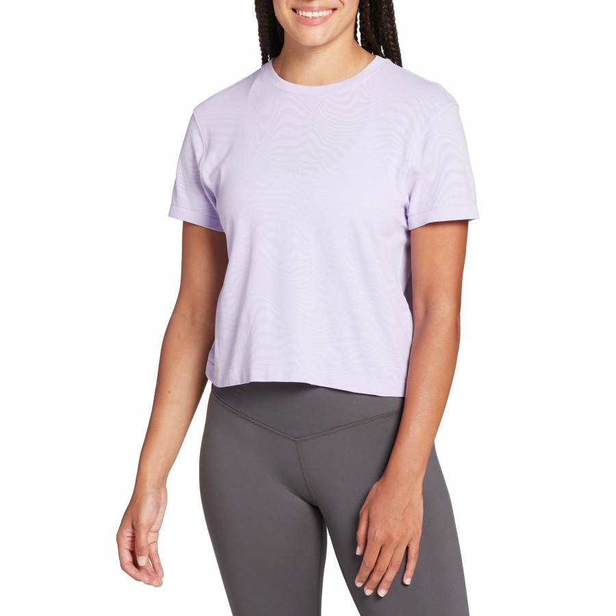 Shirts * | Dsg Women'S Seamless Short Sleeve T-Shirt For Women