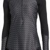 Shirts * | Dsg Women'S Cold Weather Compression Print 1/4 Zip Pullover For Women