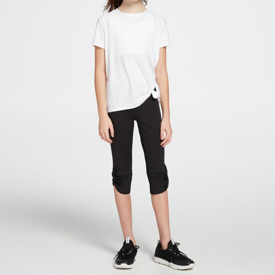 Shirts * | Dsg Girls' Side Knot T-Shirt For Girls' Pure White