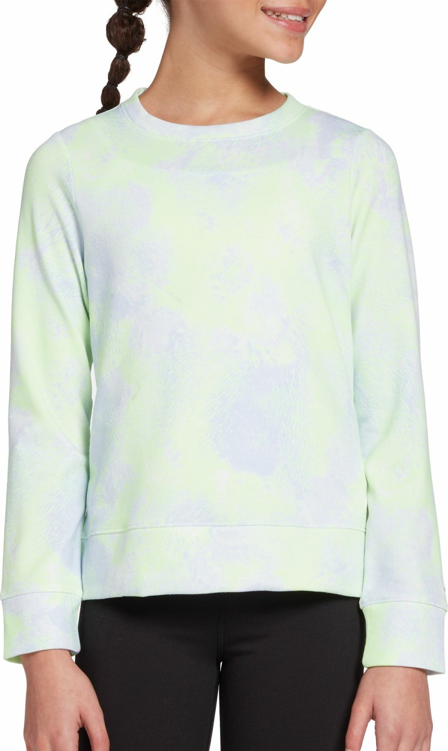 Sweatshirts * | Dsg Girls' Printed Fleece Crew Sweatshirt For Girls'