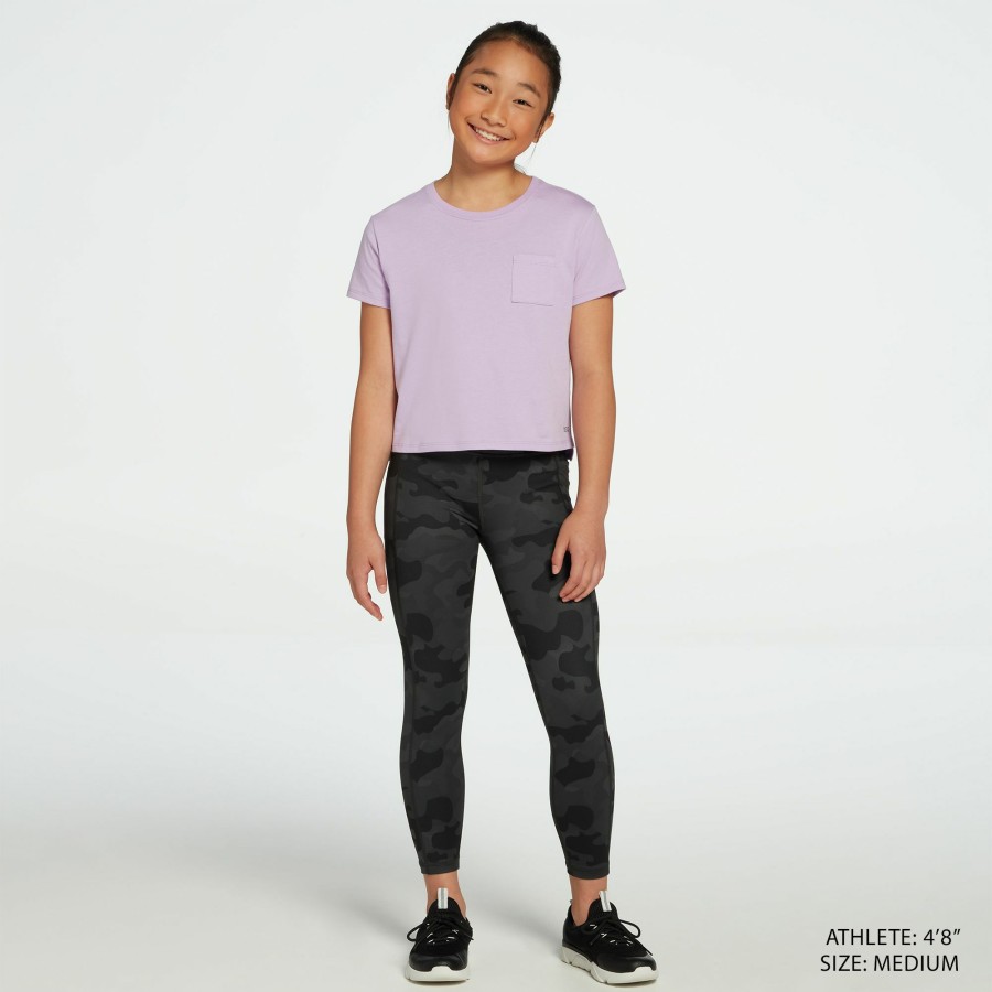 Shirts * | Dsg Girls' Oversize Pocket T-Shirt For Girls'