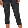 Pants * | Dsg Women'S Fashion Print Capri Leggings For Women Traditional Camo Black