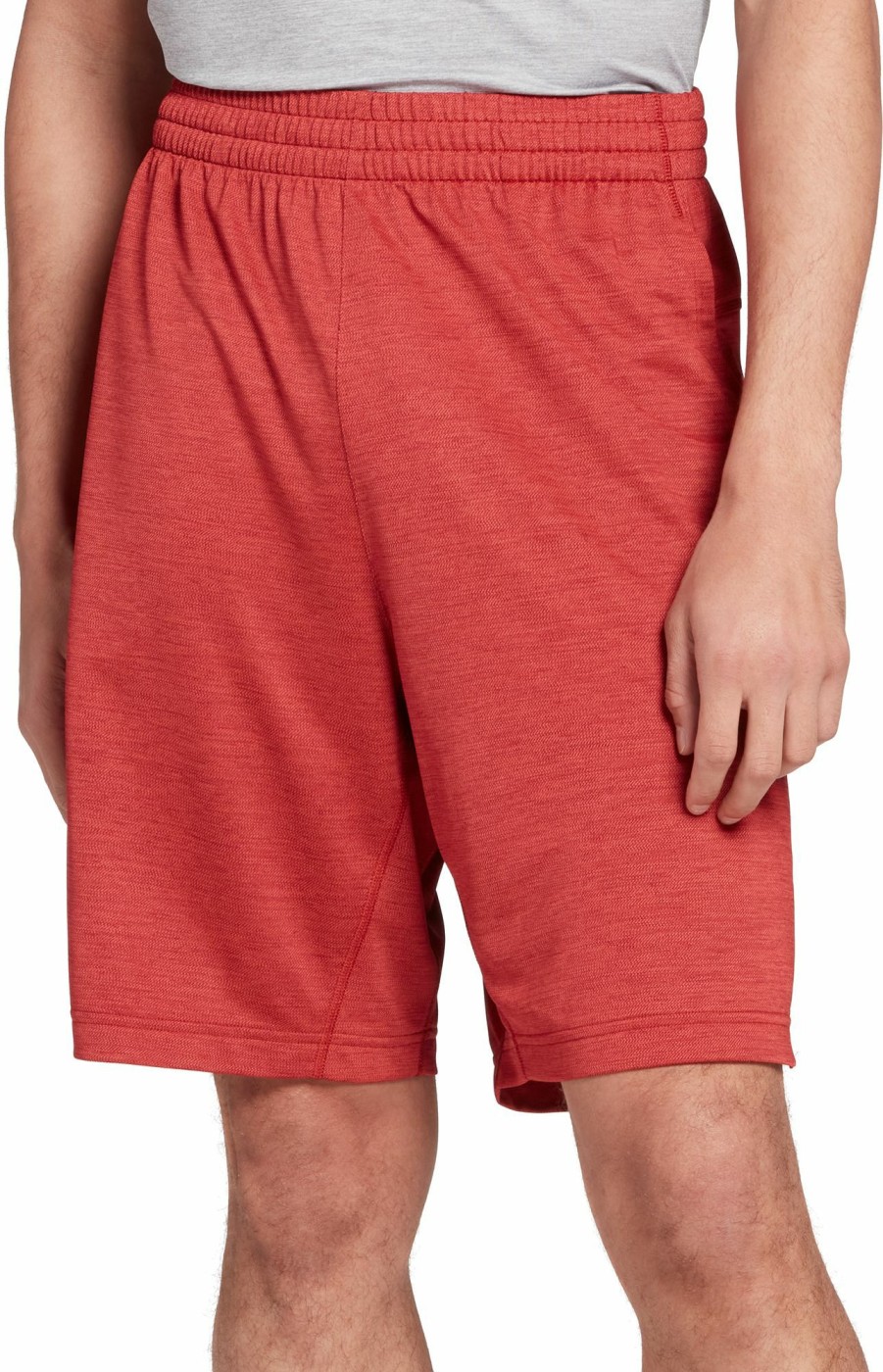 Shorts * | Dsg Men'S Jacquard Training Shorts For Men Dark Currant/Flash Red