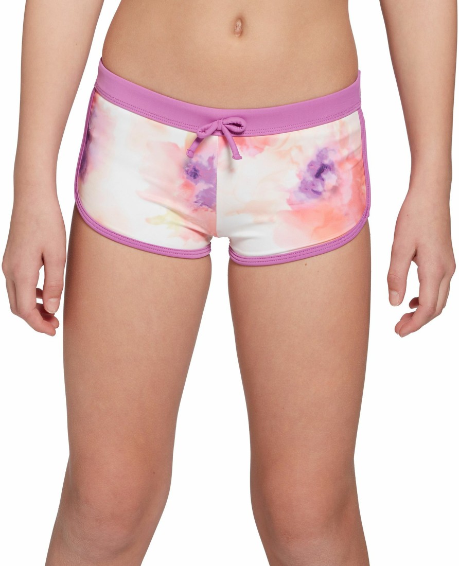 Swimsuits * | Dsg Girls' Printed Swim Shorts For Girls'