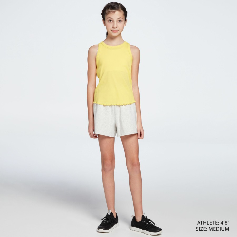 Shirts * | Dsg Girls' Lettuce Hem Ribbed Tank Top For Girls'