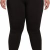 Pants * | Dsg Women'S Plus Size Core Performance Leggings For Women Pure Black