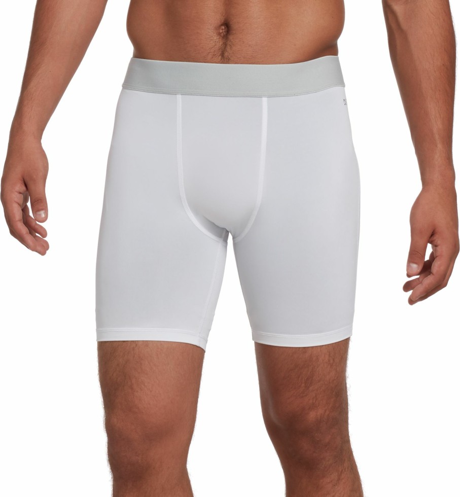 Shorts * | Dsg Men'S Compression Shorts For Men Pure White