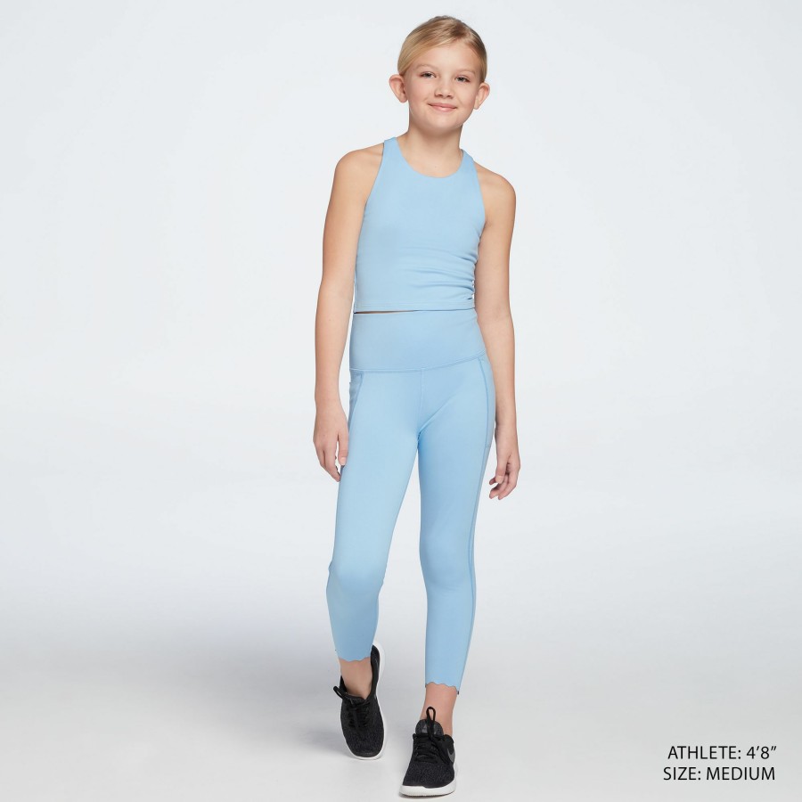 Pants * | Dsg Girls' Scallop Fashion Tights For Girls'