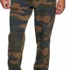 Pants * | Dsg Men'S Cotton Print Fleece Jogger Pants For Men Khaki Camo