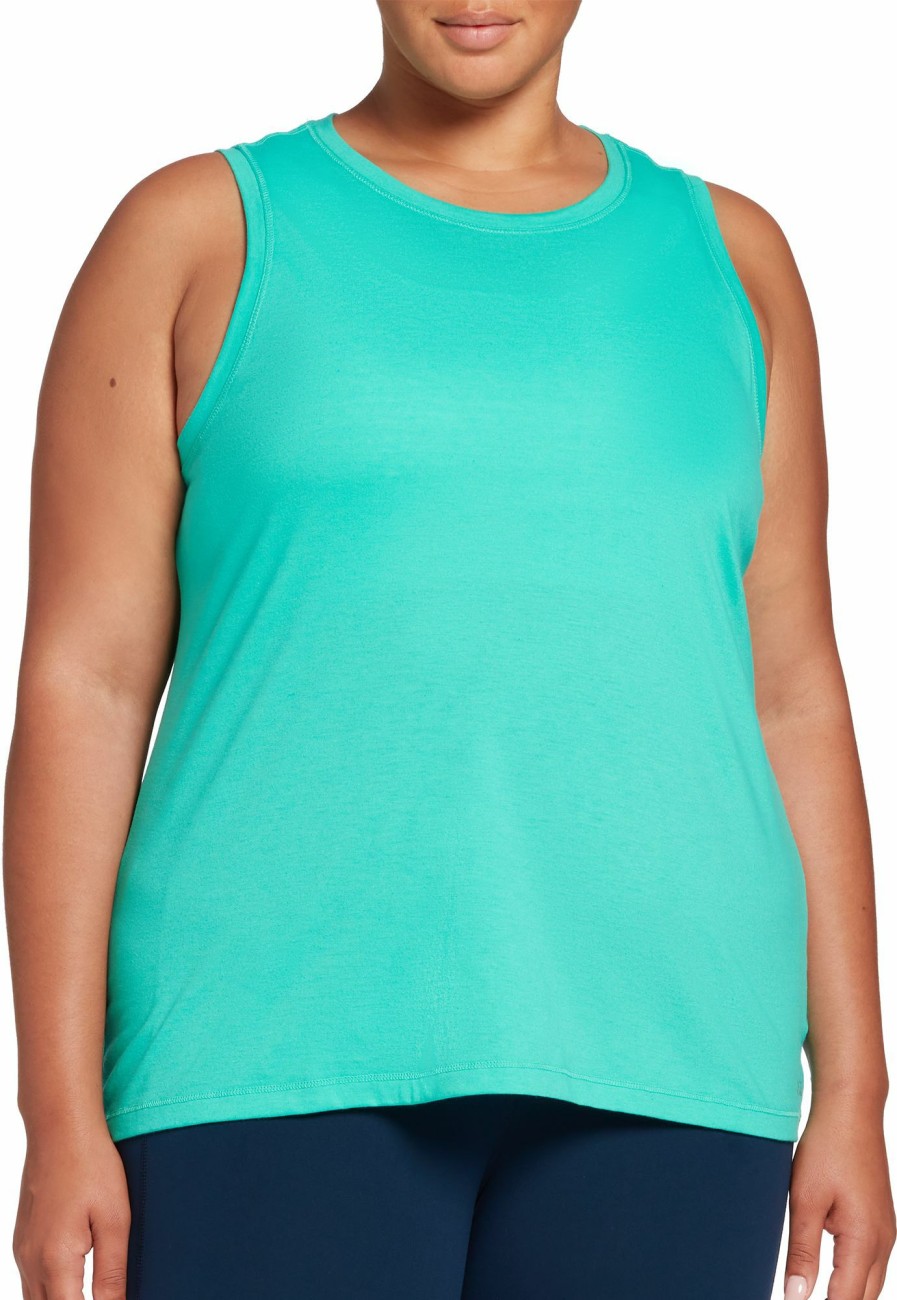 Shirts * | Dsg Women'S Plus Size Core Cotton Jersey Tank Top For Women