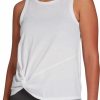 Shirts * | Dsg Women'S Knot Side Tank Top For Women Pure White