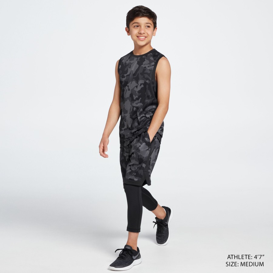 Pants * | Dsg Boys' 2-In-1 Mesh Shorts With Tights For Boys'